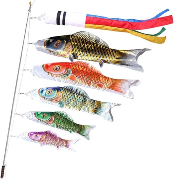 鯉のぼり こいのぼり 金箔 ミニ 1.5ｍセット 2m伸縮ポール付 吹流し1.5m 初節句 鯉のぼり 金箔ぼかし 撥水加工 ベランダ用 こいのぼり マンション 五月人形 端午の節句 高級ポリエステルサテン生地